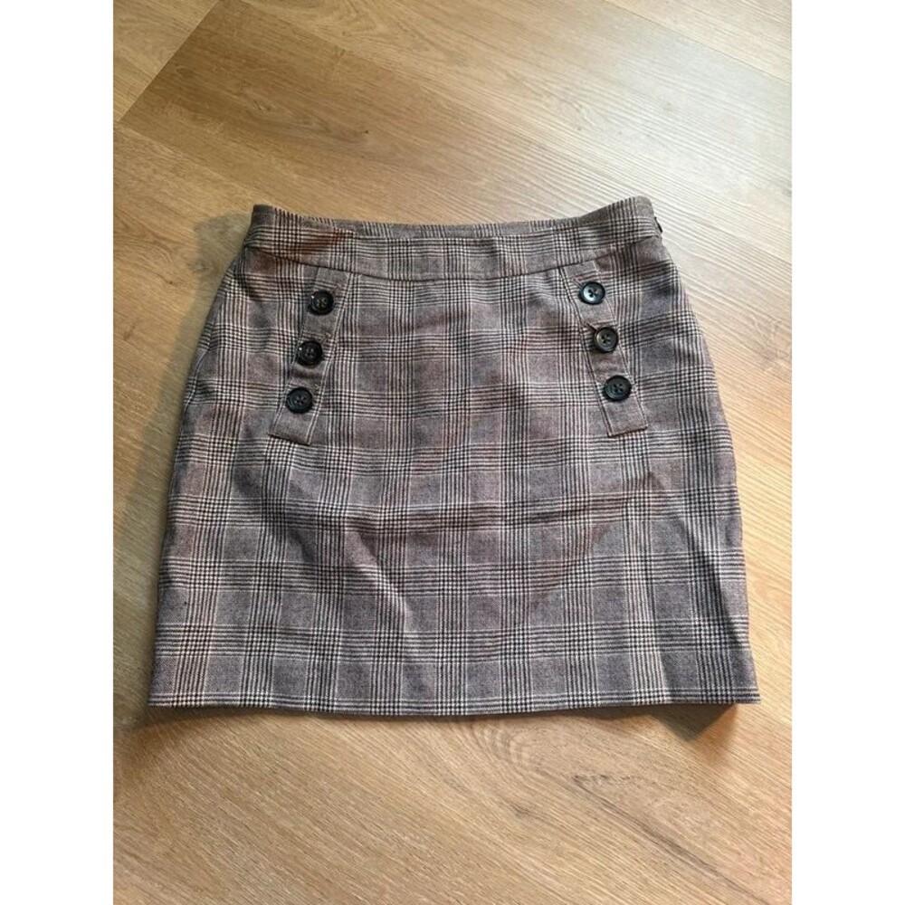 Banana Republic Plaid Mini Skirt